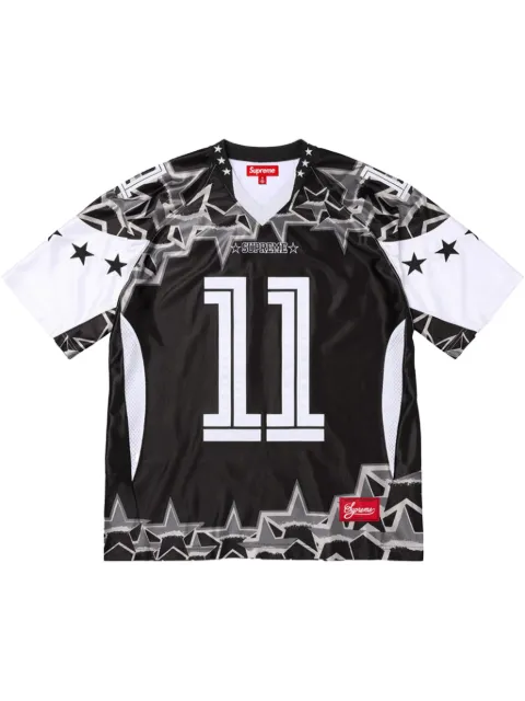 Supreme Stars "SS 25 - Black" football jersey