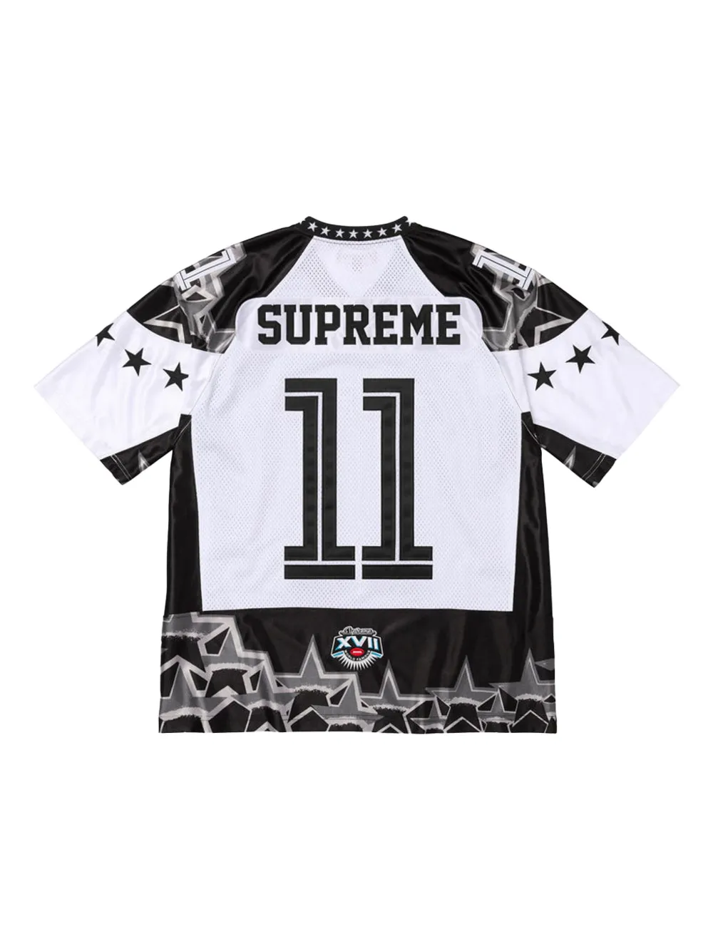 Supreme Stars "SS 25 - Black" voetbalshirt - Zwart