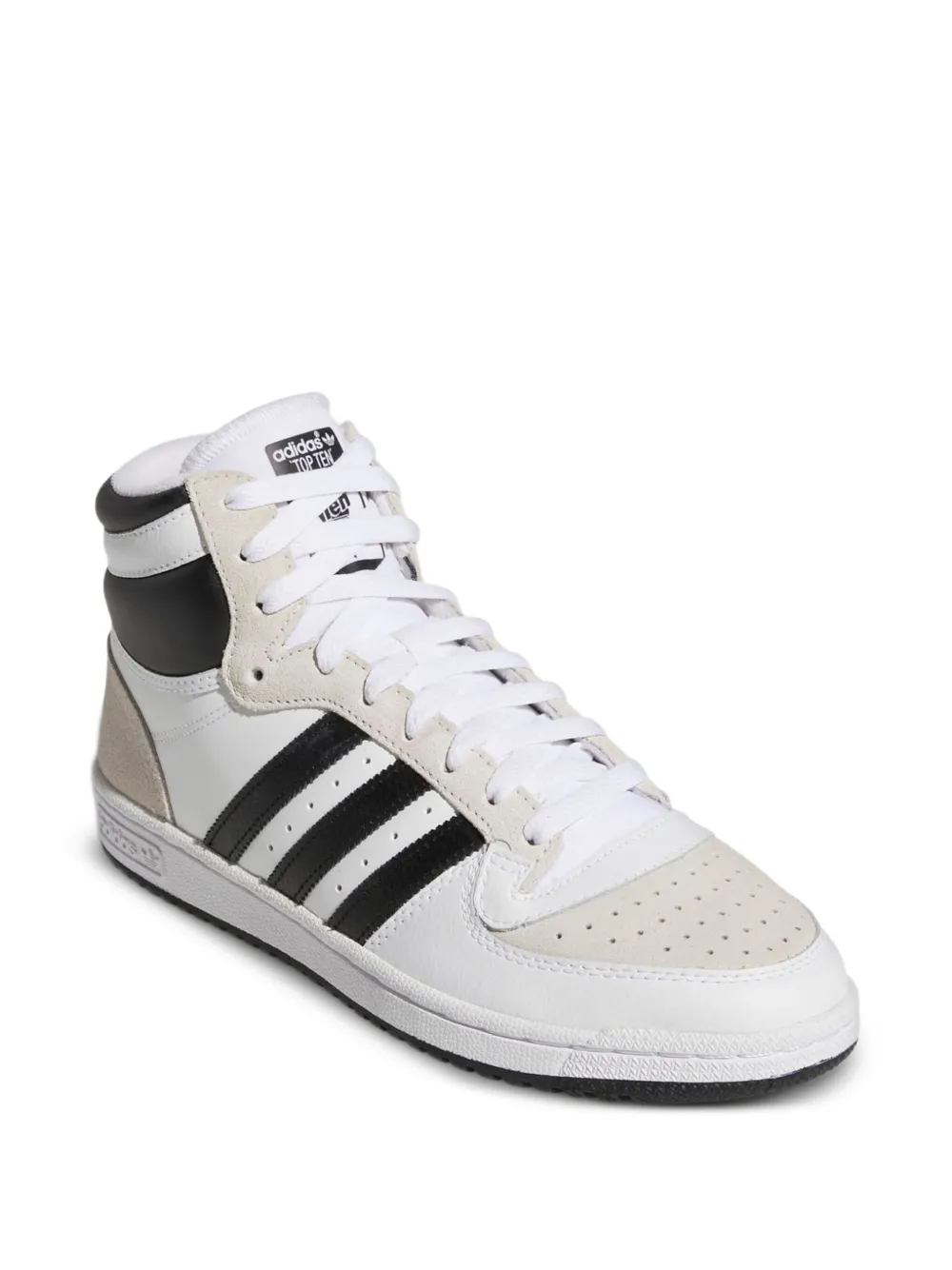 adidas Top Ten Hi "White Black Taupe" sneakers