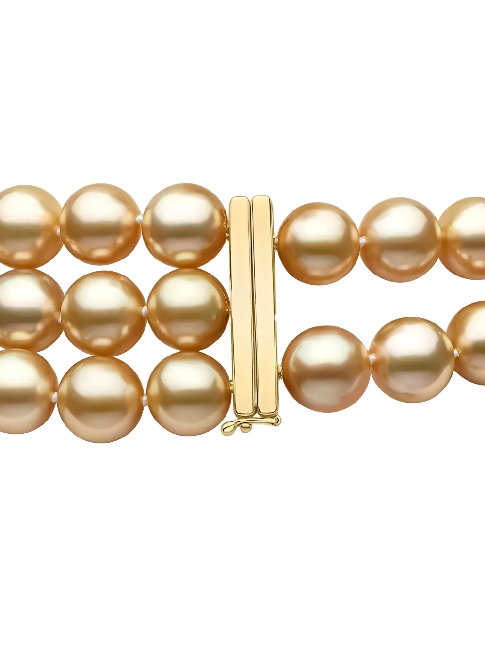 Yoko London 18kt Yellow Gold Ombré South Sea-pearl And Diamond Necklace In Gold