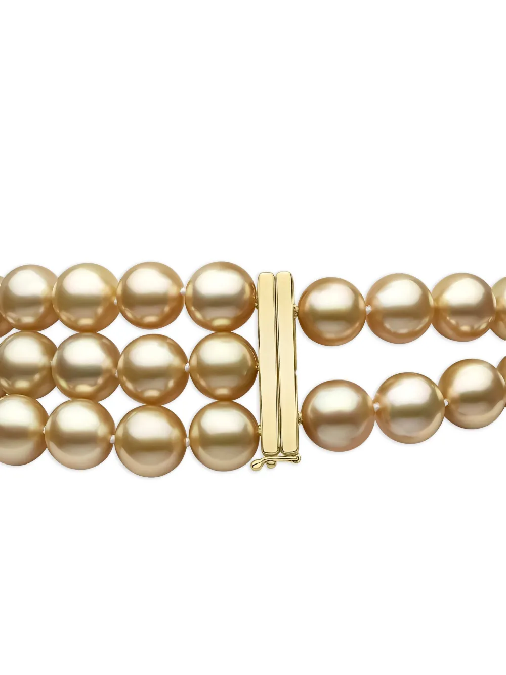 Yoko London 18kt yellow gold Ombré South Sea-pearl and diamond necklace | Image 2