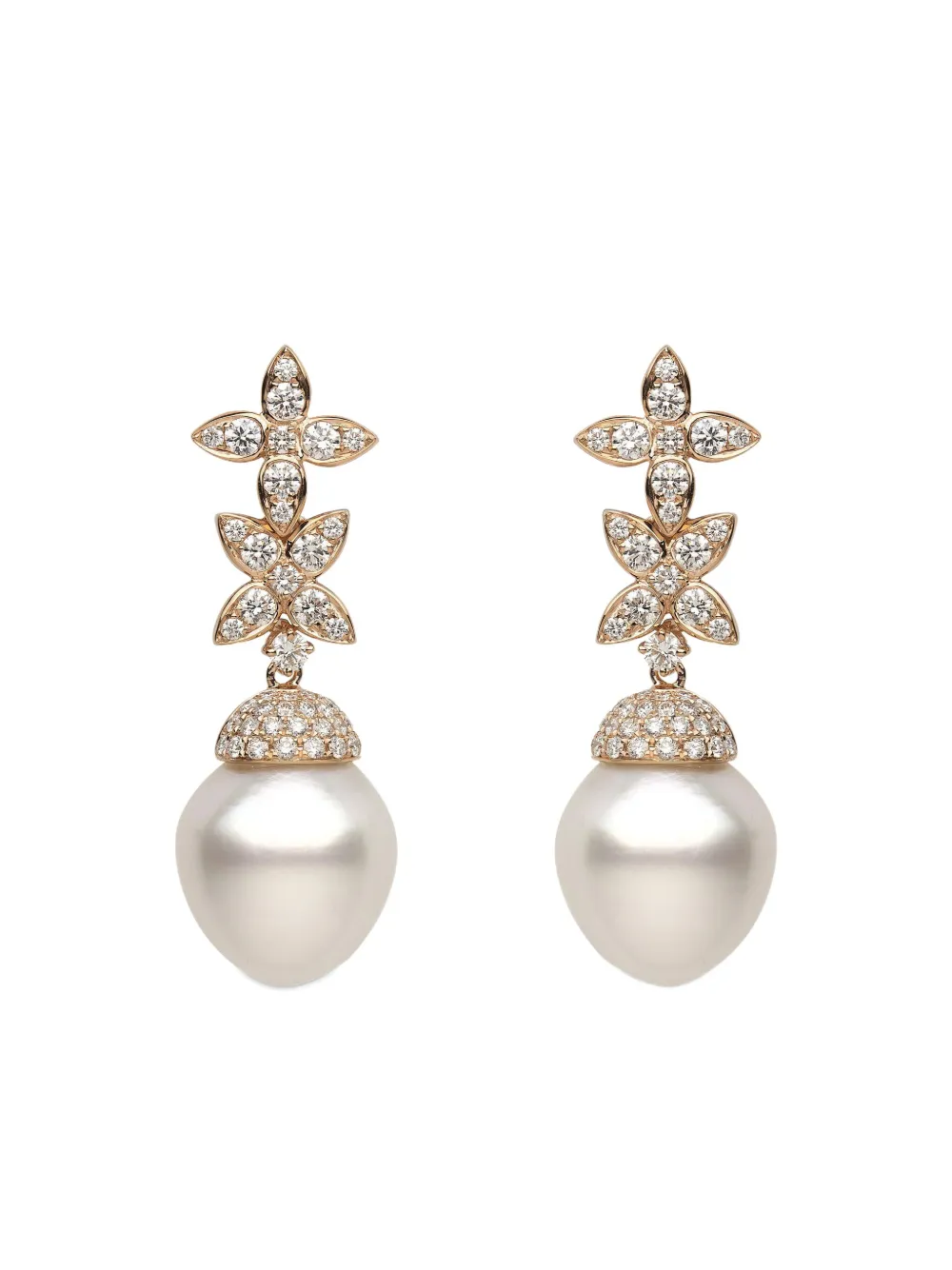 Yoko London 18K rose gold diamond earrings - ピンク Yoko London 18K rose gold diamond earrings - ピンク