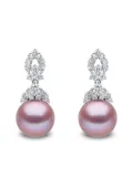 Yoko London 18K white gold Duchess pearl and diamond earrings - Silver