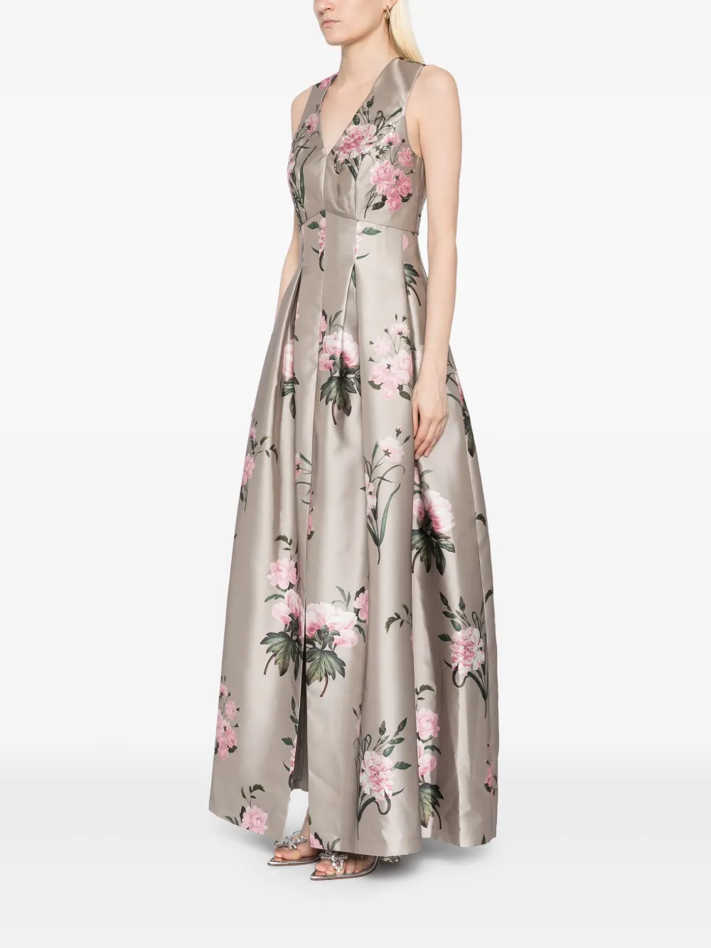 Sachin & Babi Brooke Gown In Gold