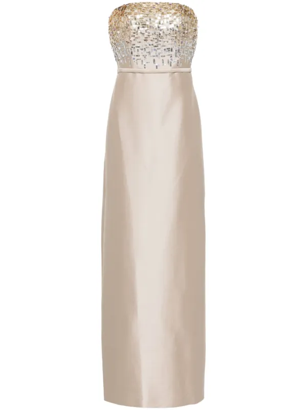 green emerald velvet dress Sachin & Babi Embellished London Gown in Cafe – Poppy's of Atlanta