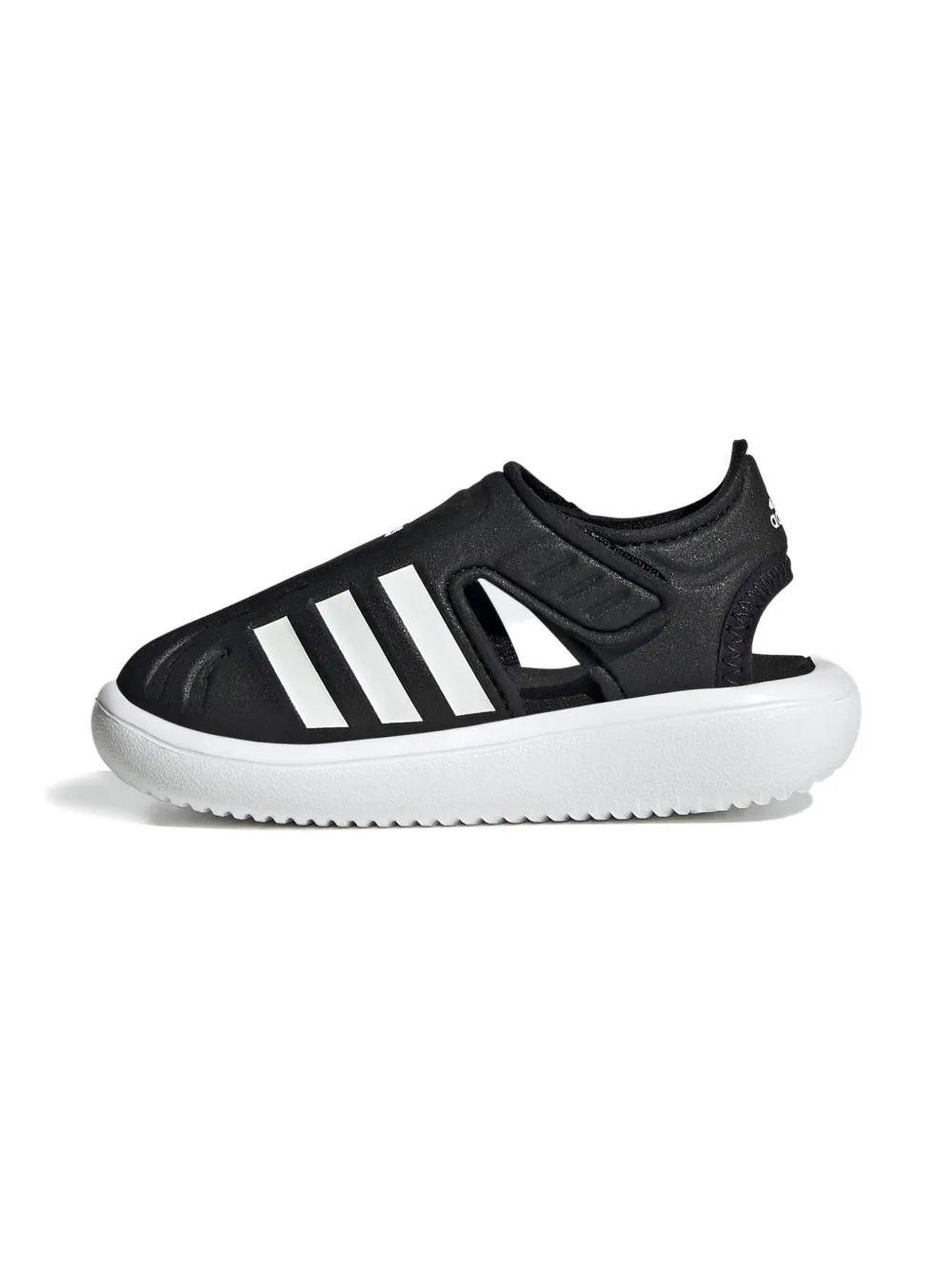 Adidas Kids 3-Stripe watersandalen met gesloten neus - Black