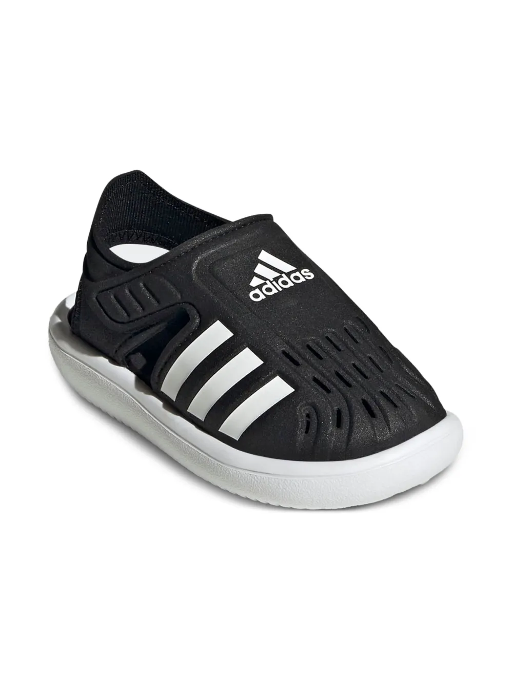adidas Kids 3-Stripe watersandalen met gesloten neus Black