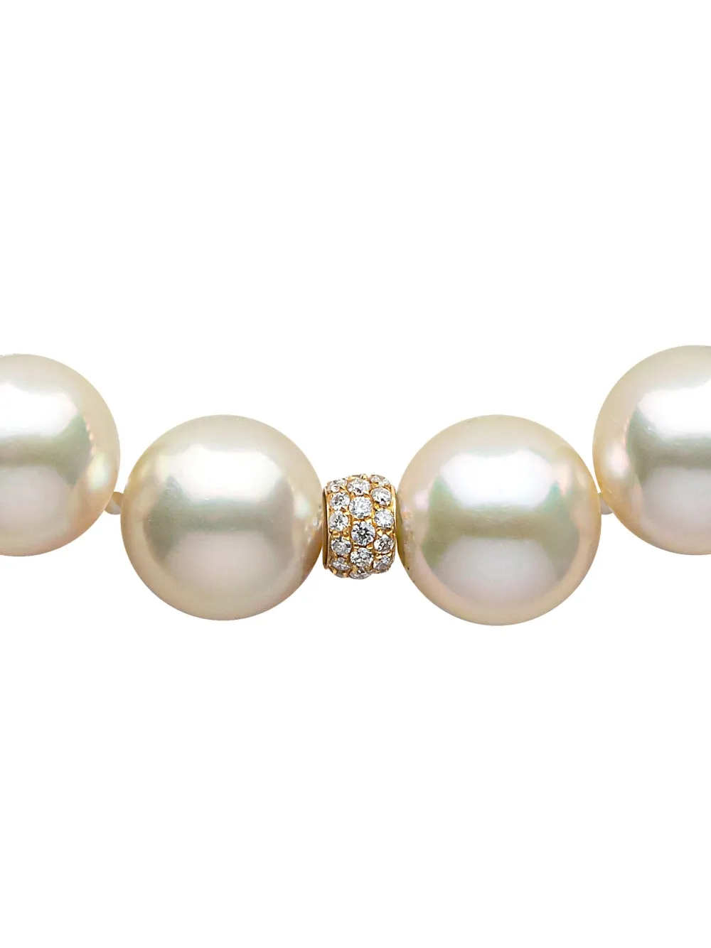 Yoko London 18kt Yellow Gold Classic Lu South Sea-pearl And Diamond Necklace | Gold | FARFETCH ZA