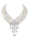 Yoko London 18K white gold pearl and diamond necklace - Silver