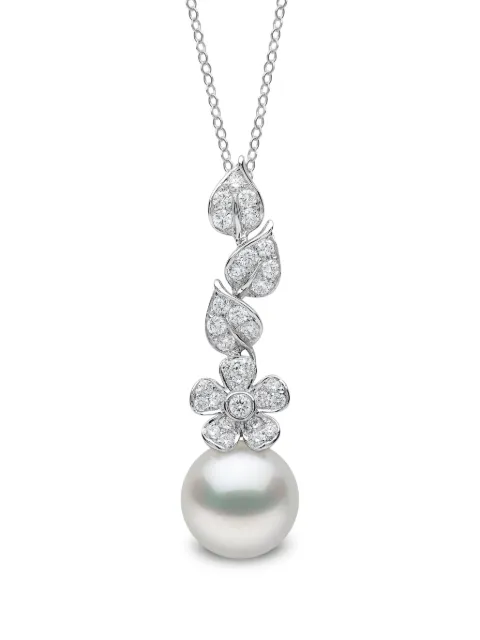 Yoko London 18K white gold Duchess South Sea-pearl and diamond pendant