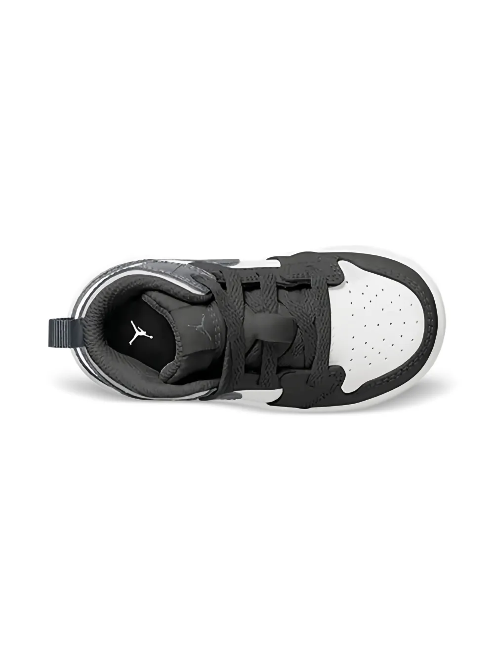 Jordan Kids Jordan 1 Mid "Black White Iron Grey" sneakers