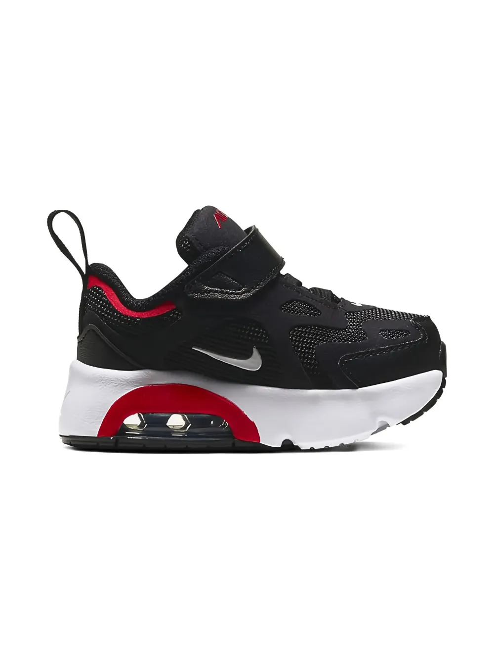 Nike Kids Air Max 200 "Black White University Red" sneakers