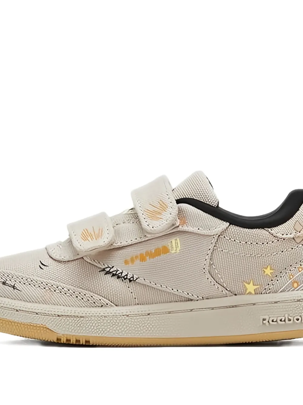 Reebok Kids Club C 85 strap sneakers - Beige