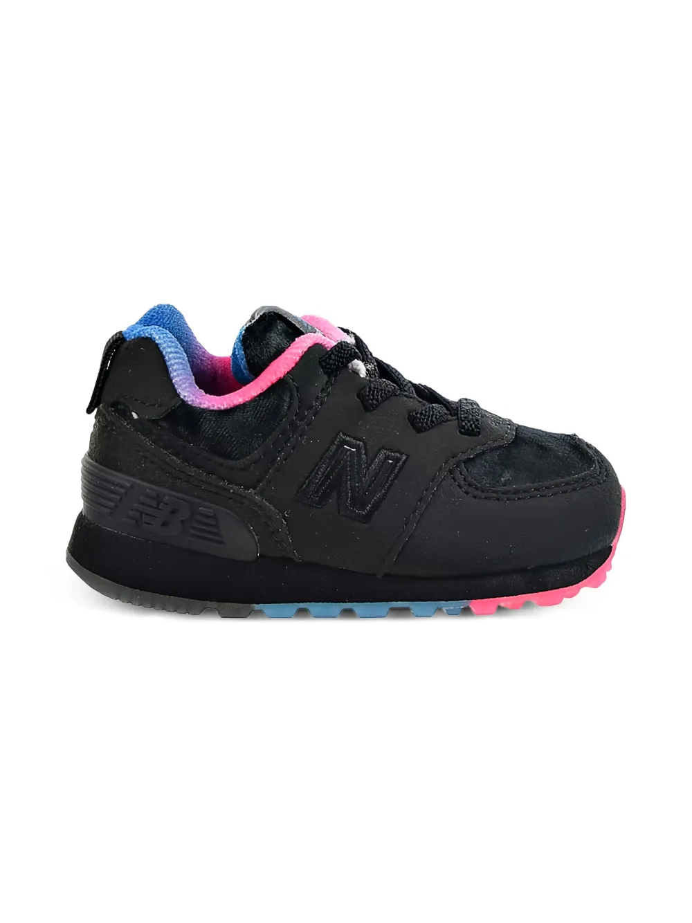 New Balance 574 "Black Pink Blue" sneakers