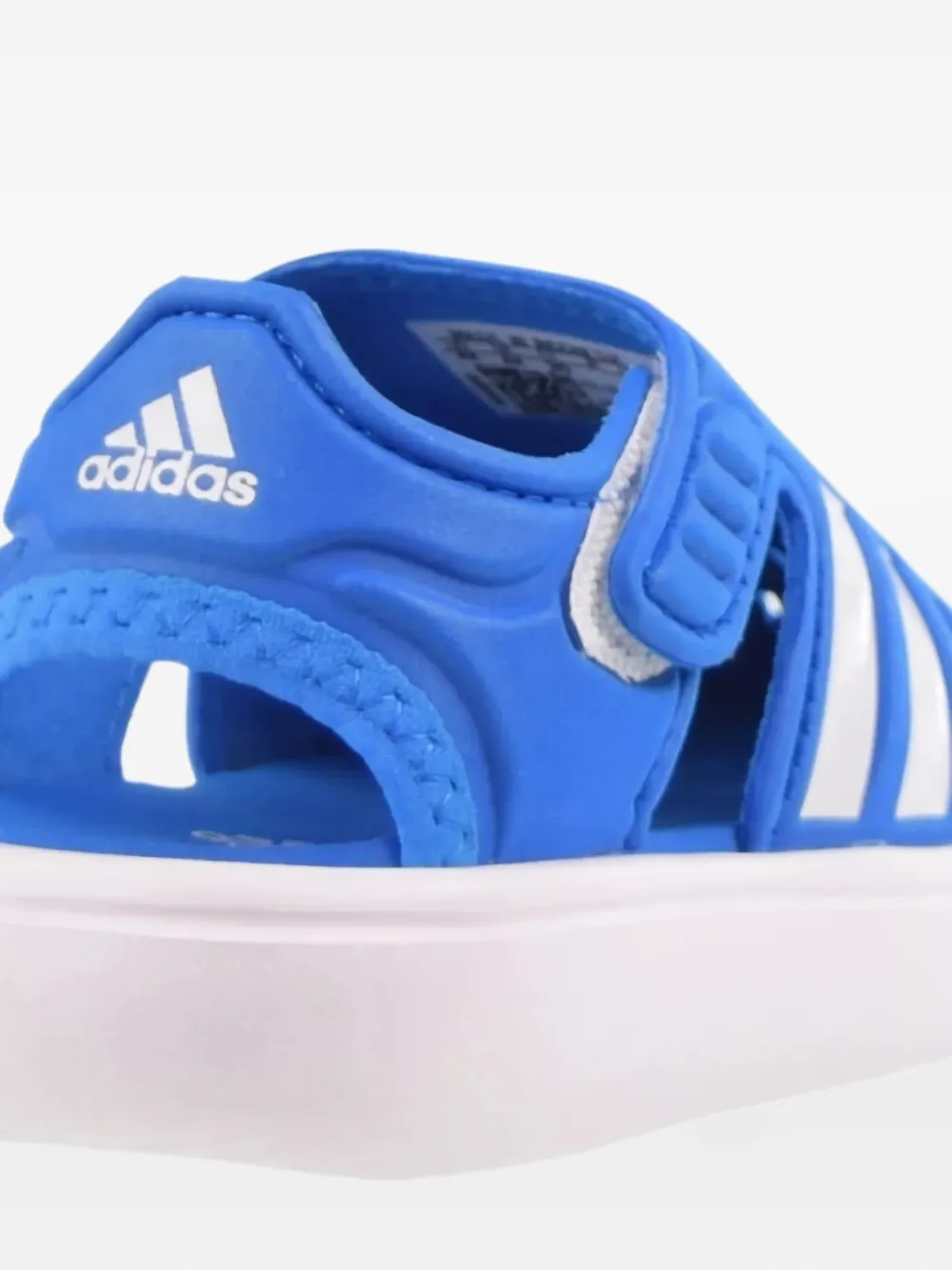 adidas Kids 3-stripe closed-toe sandals Blue