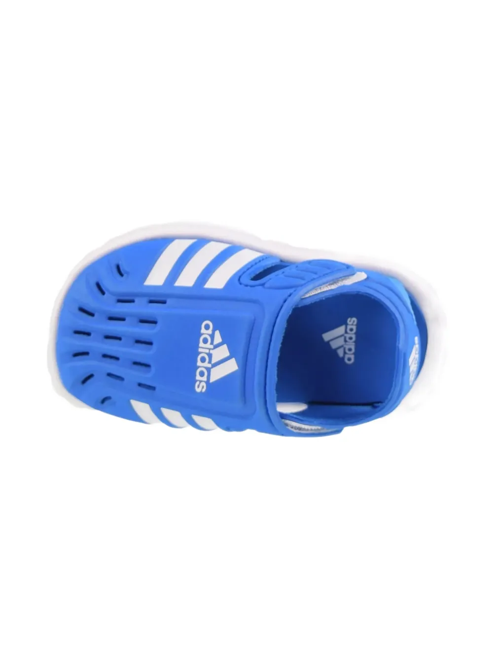 adidas Kids 3-stripe closed-toe sandals Blue