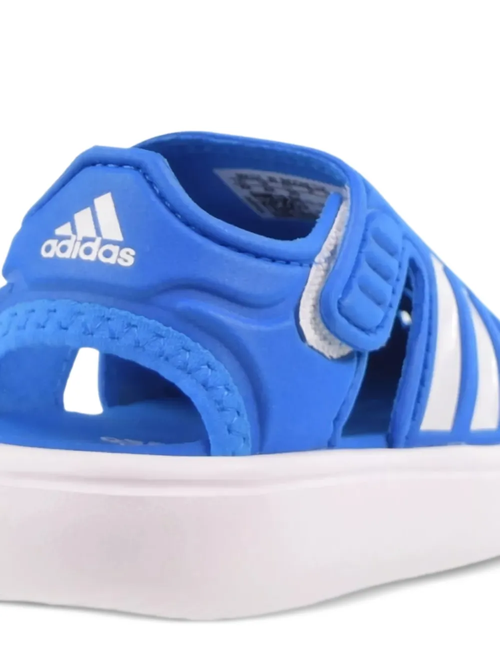 adidas Kids Sandalen met 3 strepen en gesloten neus Blauw