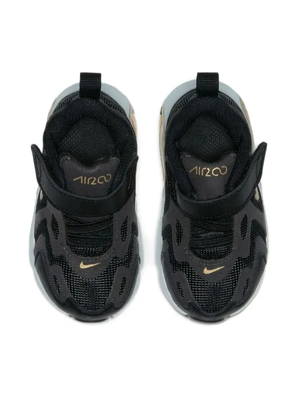 nike air max 200 black and gold