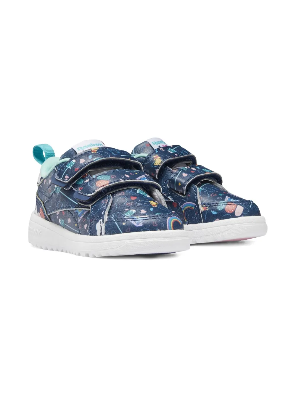 Reebok Kids x Peppa Pig Weebok Clasp print sneakers Blue