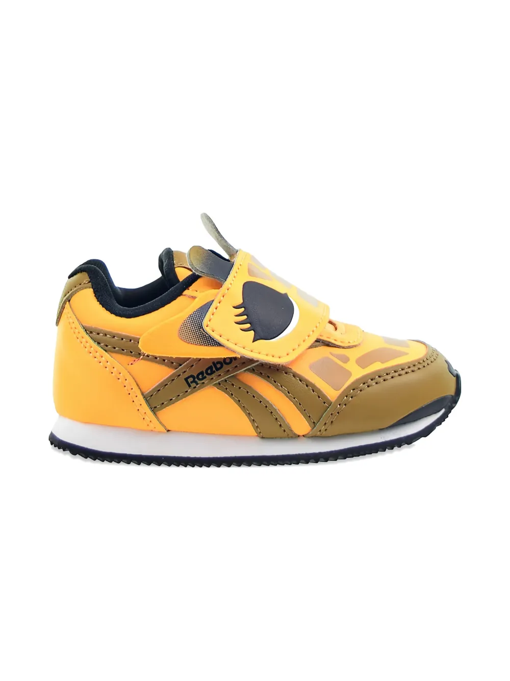 Reebok Kids Royal Classic Jogger 2 TD giraffe-print strap sneakers Yellow