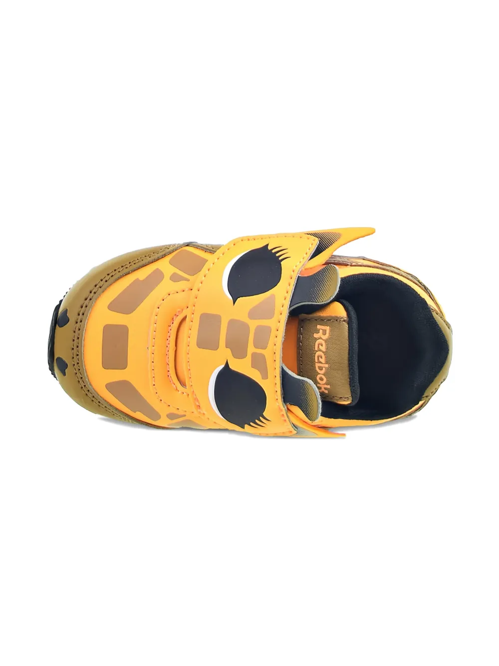 Reebok Kids Royal Classic Jogger 2 TD giraffe-print strap sneakers Yellow