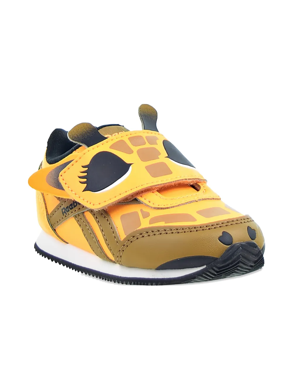 Reebok Kids Royal Classic Jogger 2 TD giraffe-print strap sneakers Yellow