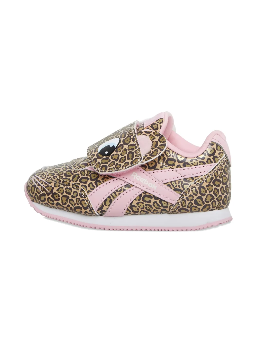 Reebok Kids Royal Classic leopard-print strap sneakers - Bruin
