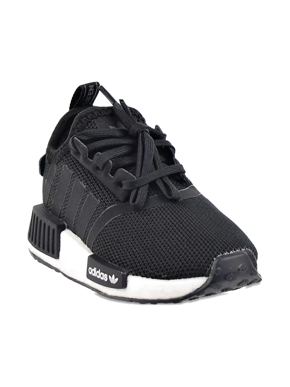 Adidas Kids NMD R1 Refined Black/White sneakers - Zwart