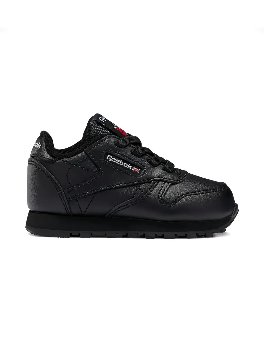 Reebok Kids Classic Leather TD Triple Black sneakers - Zwart
