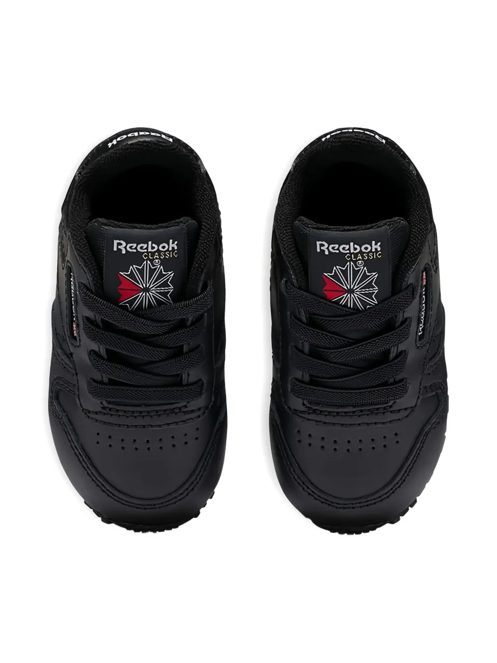 Reebok Kids Classic Leather TD "Triple Black" sneakers