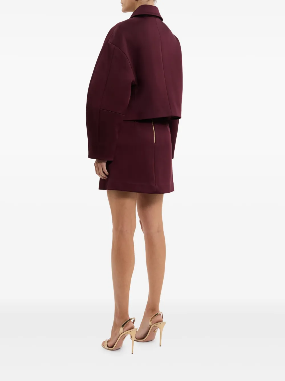 Rebecca Vallance Merlot mini-rok Rood