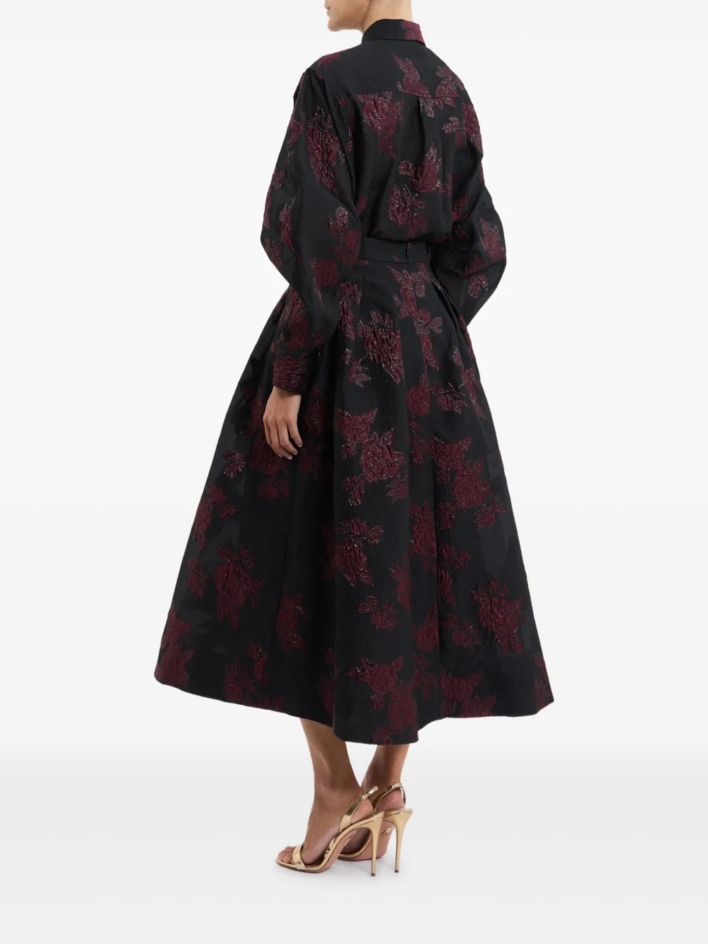 Rebecca Vallance Florentina midi-rok Rood