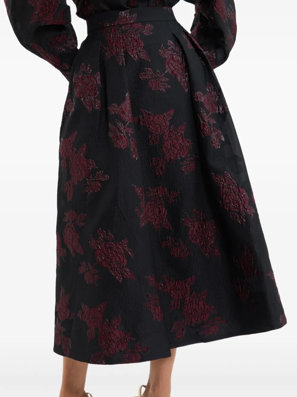 Rebecca Vallance Florentina midi-rok Rood