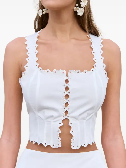 Cult Gaia haut Jane - Blanc - Cult Gaia - Modalova