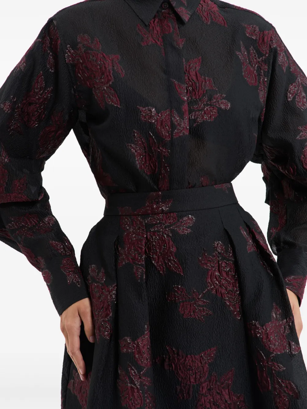 Rebecca Vallance Florentina shirt Rood