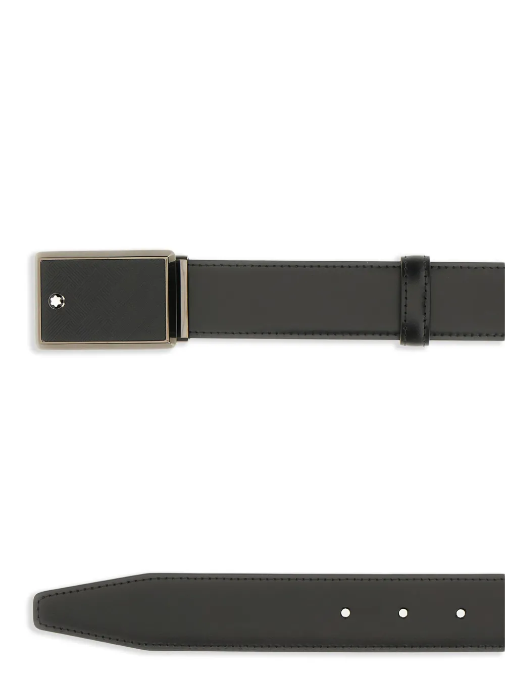 Montblanc leather belt - Zwart