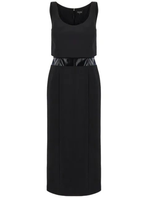 Del Core contrasting-panel midi dress