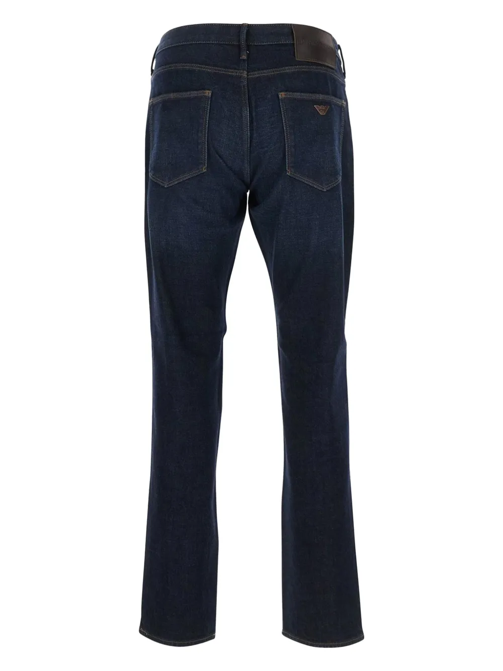 emporioarmani Emporio Armani Jeans met logoplakkaat - Blauw