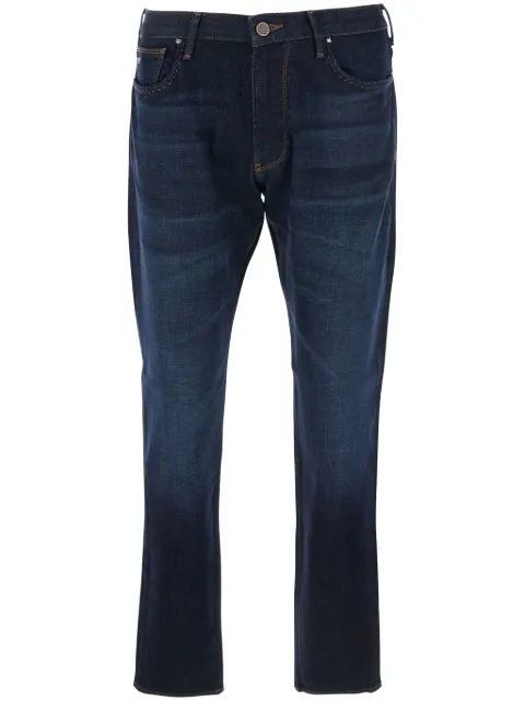 Emporio Armani logo-plaque jeans