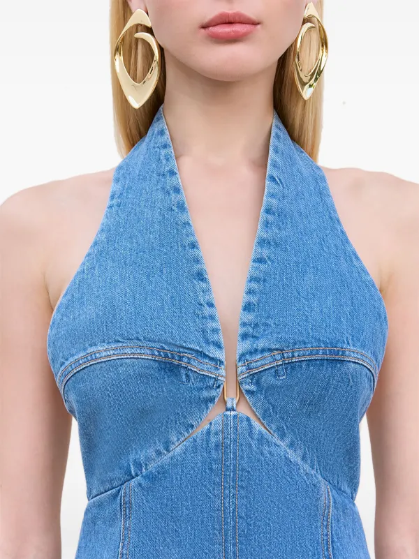 Cult Gaia Rumi Denim Dress | Blue | FARFETCH