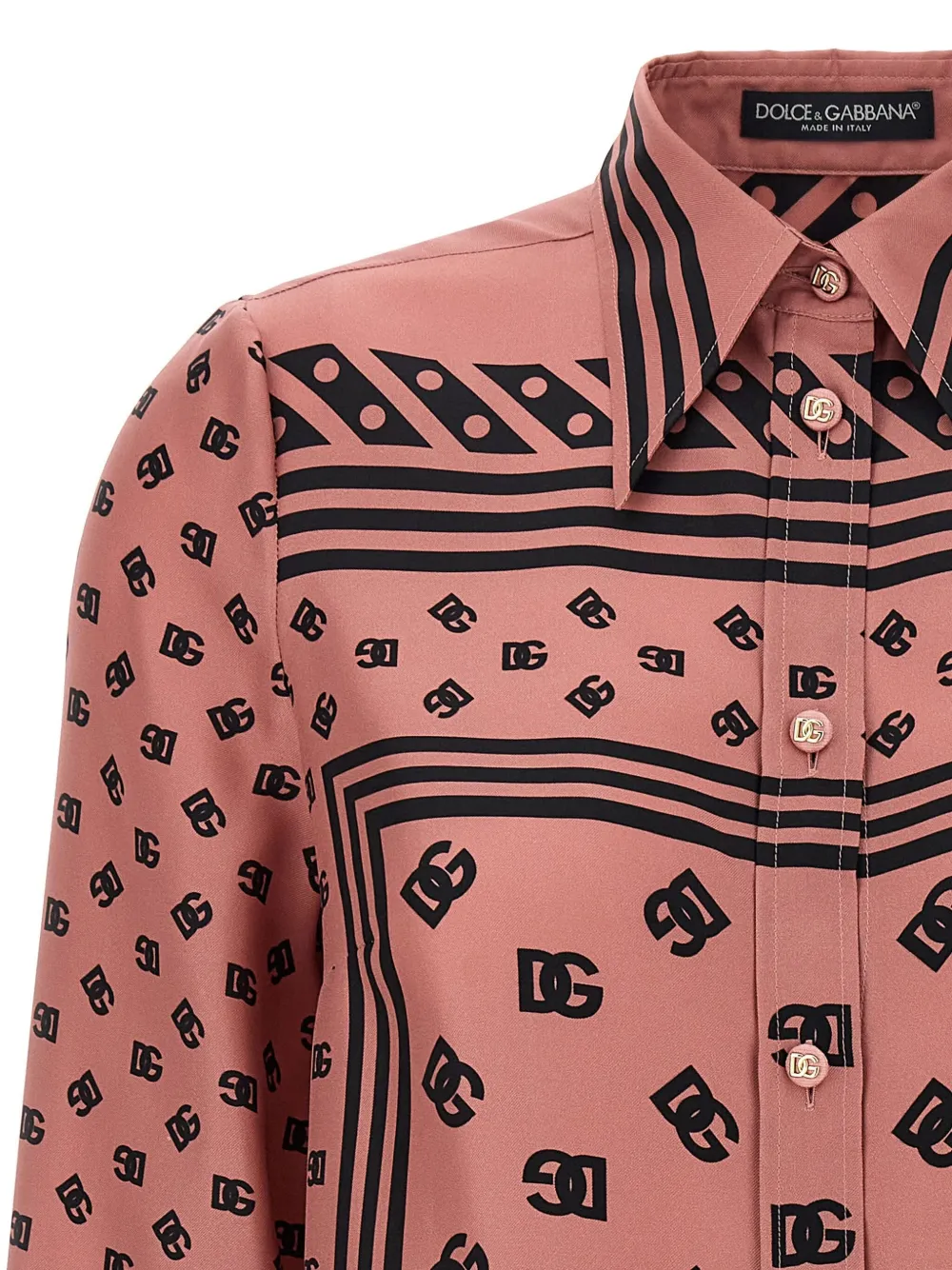 Dolce & Gabbana Zijden overhemd Roze
