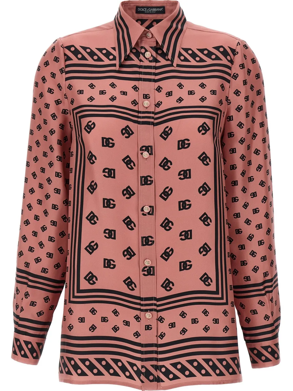 Dolce & Gabbana camisa de seda | rosado | Image 1