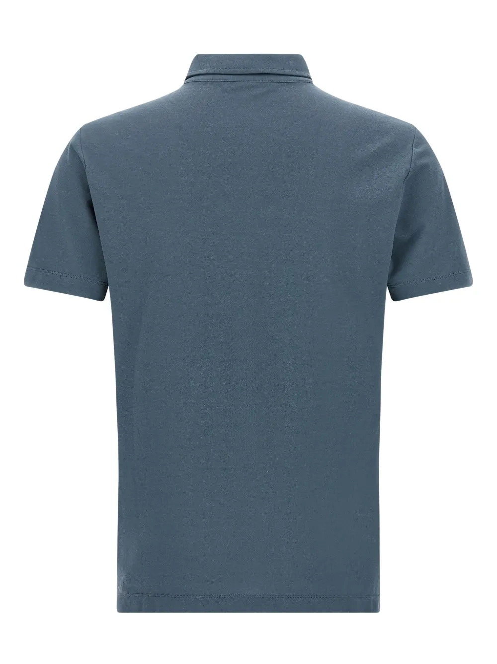 Zanone Katoenen poloshirt Blauw