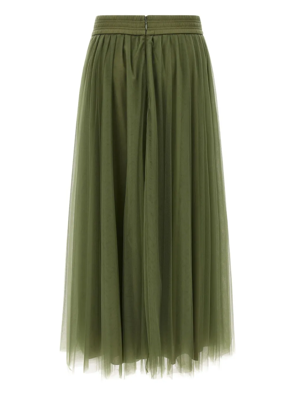 Fabiana Filippi tulle midi skirt - Groen