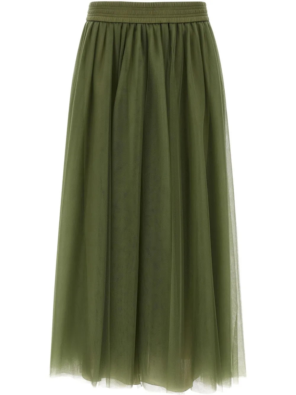 Fabiana Filippi Tule midi-rok Groen