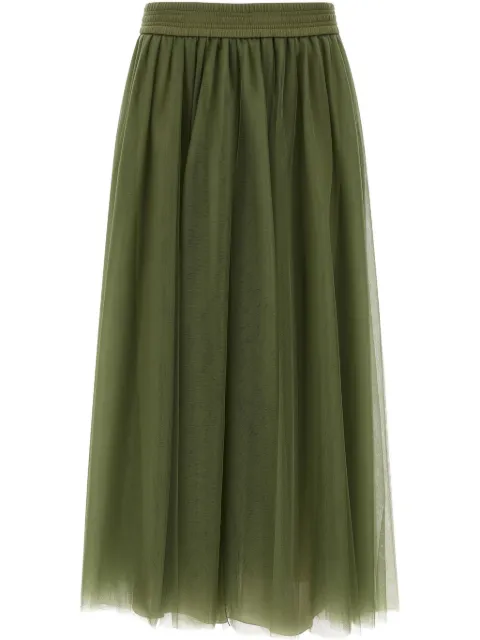 Fabiana Filippi tulle midi skirt