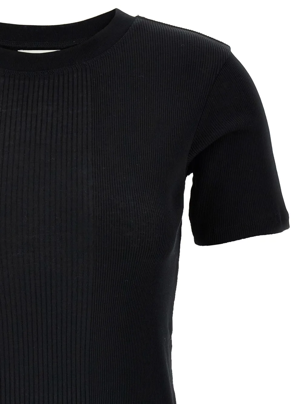 Shop Loulou Studio Avalyn T-shirt In Black