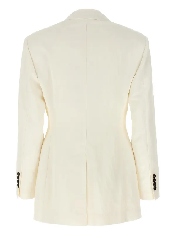 Brunello Cucinelli double-breasted Blazer | Neutrals | FARFETCH