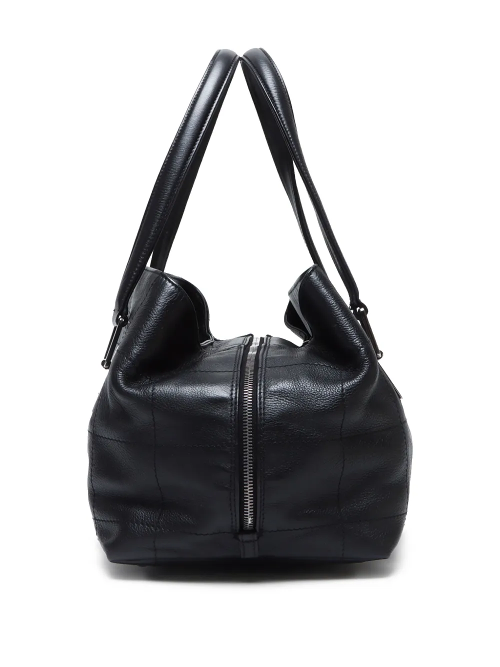 Pre-owned Chanel 2004-2005 Chocolate Bar Shoulder Bag In Black