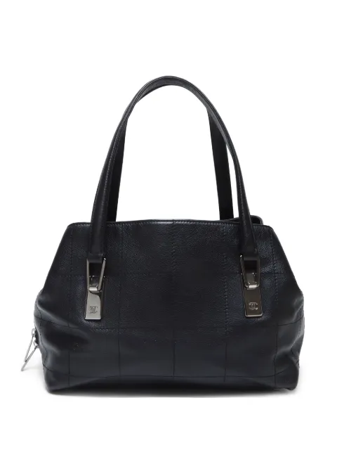 CHANEL Pre-Owned 2004-2005 초코 바 숄더 백